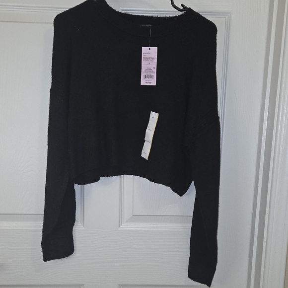 Wild Fable Black Cropped Sweater - Picture 1 of 2